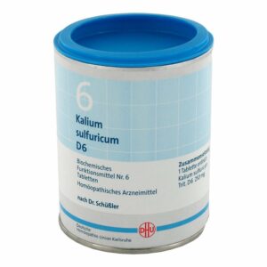 Biochemie DHU SchÃ¼Ã?ler Salz Nummer 6 Kalium sulfuricum D6