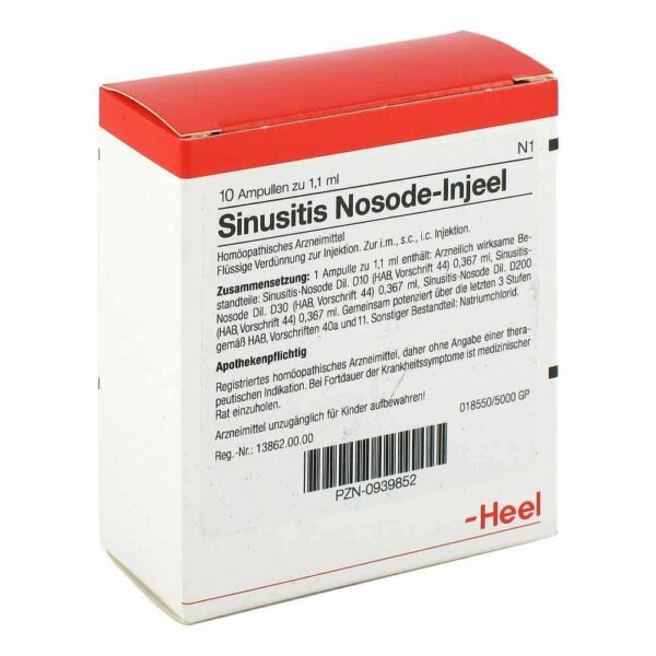 Sinusitis Nosode Injeel Ampullen