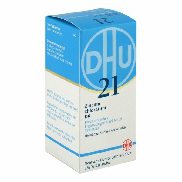 Biochemie Dhu 21 Zincum chloratum D6 Tabletten