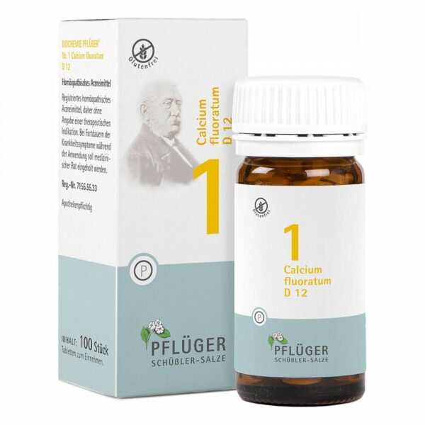 Biochemie Pflüger 1 Calcium fluor.D 12 Tabletten