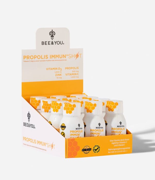 Propolis Immun Shot mit Vitamin D3, C, Zink