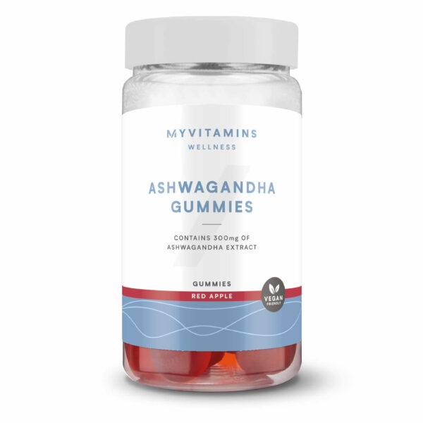 Ashwagandha-Fruchtgummis (60 Fruchtgummis) - 60Gummibärchen - Red Apple (Extra Strength)