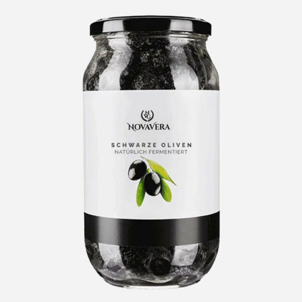 Schwarze Oliven Natürlich Fermentiert XL