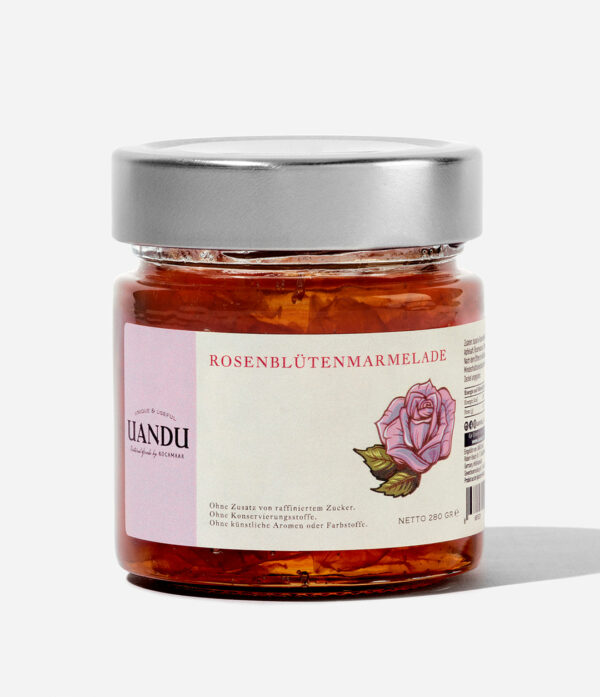 Rosenblütenmarmelade