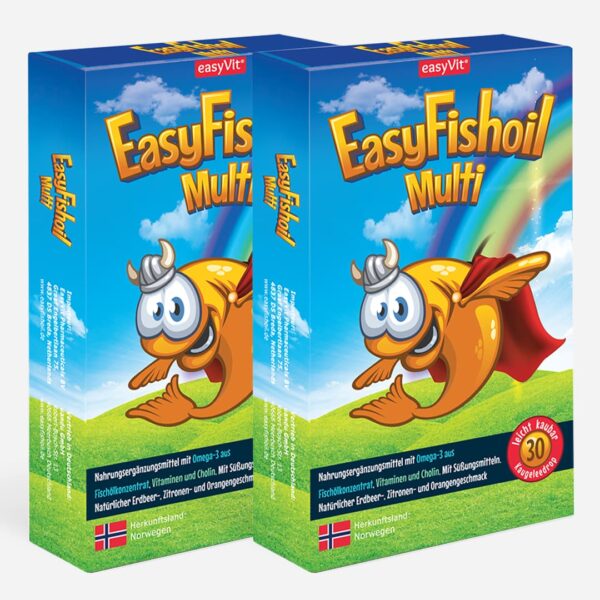 EasyFishoil Multi - Omega 3 mit Multivitamine- (2x30 Stück)