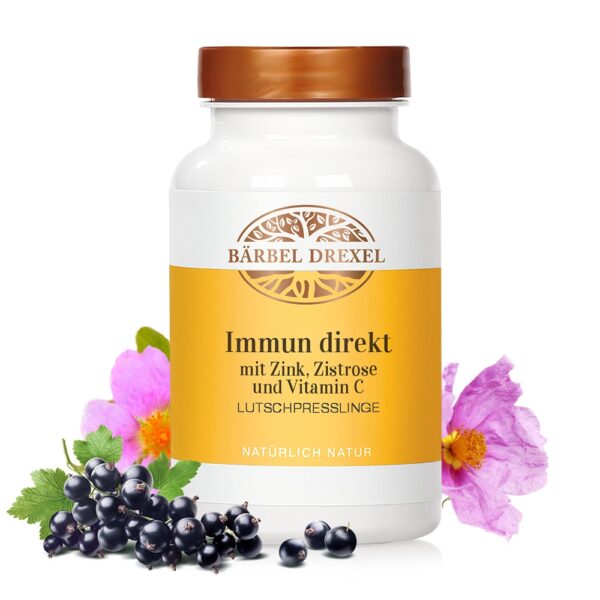 Immun direkt mit Zink, Zistrose und Vitamin C Lutschpresslinge