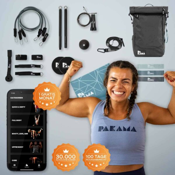 PAKAMA Fitnessstudio to Go (inkl. App)