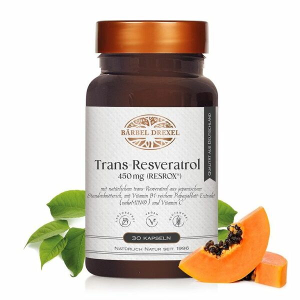 Trans-Resveratrol 450mg (RESROX®) Kapseln