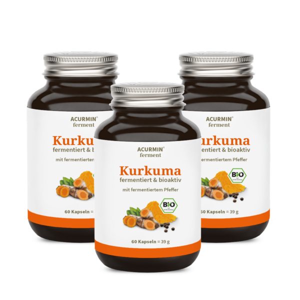 BIO Kurkuma Kapseln - fermentiert und bioaktiv - Acurmin ferment