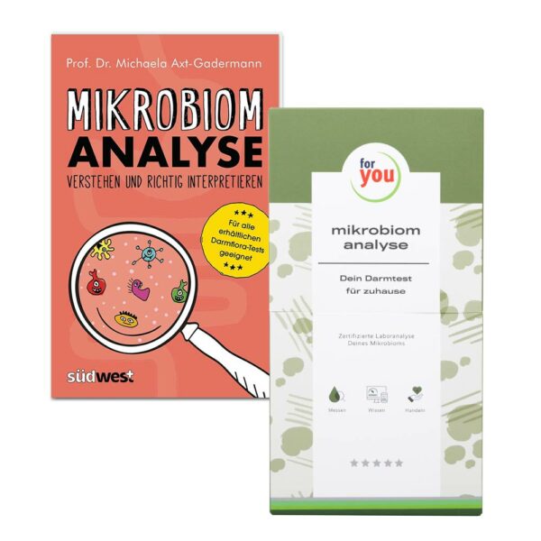 for you mikrobiomanalyse (Darmtest) & Buch: Mikrobiomanalyse verstehen und richtig interpretieren