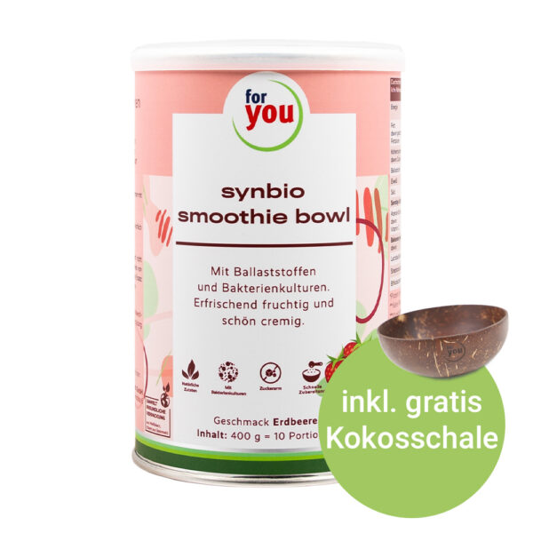 for you synbio smoothie bowl - Erdbeere