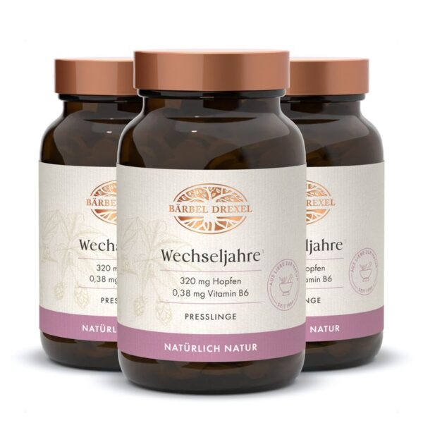 Wechseljahre mit Hopfen und Vitamin B6  Presslinge