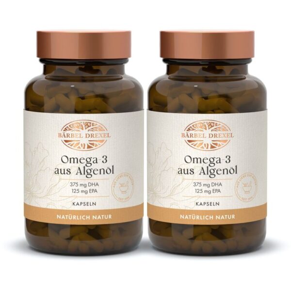 Omega-3 aus Algenöl vegan 500 mg DHA/EPA Kapseln