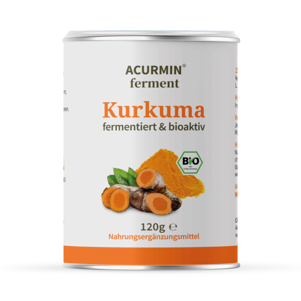 Fermentiertes Bio-Kurkuma-Pulver - Acurmin ferment 120 g / 120 Tage