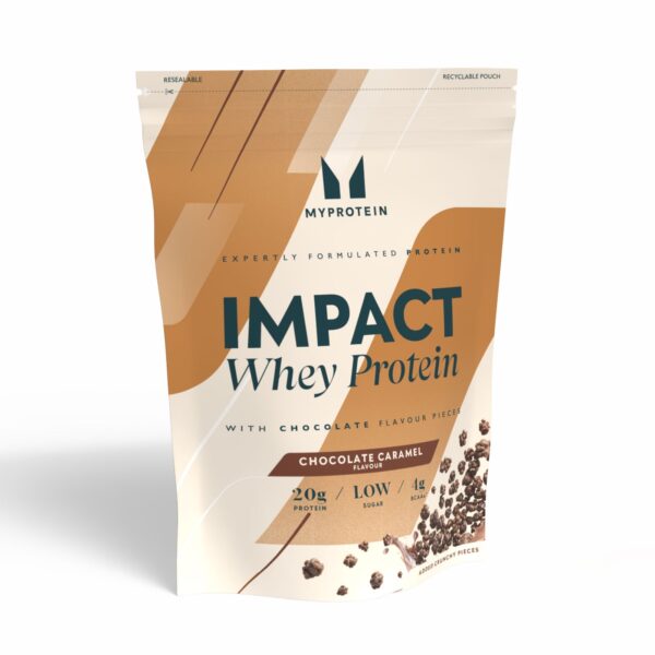 Impact Whey Protein - 960g - Schokolade-Karamell mit knusprigen Keksstückchen