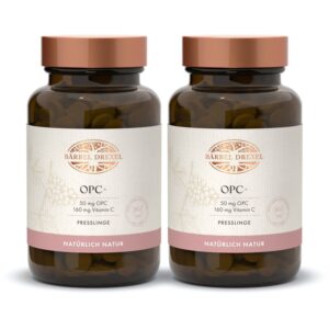 OPC + Tabletten mit OPC-reichem Traubenkernextrakt, Vitamin C und hoch bioverfügbarem