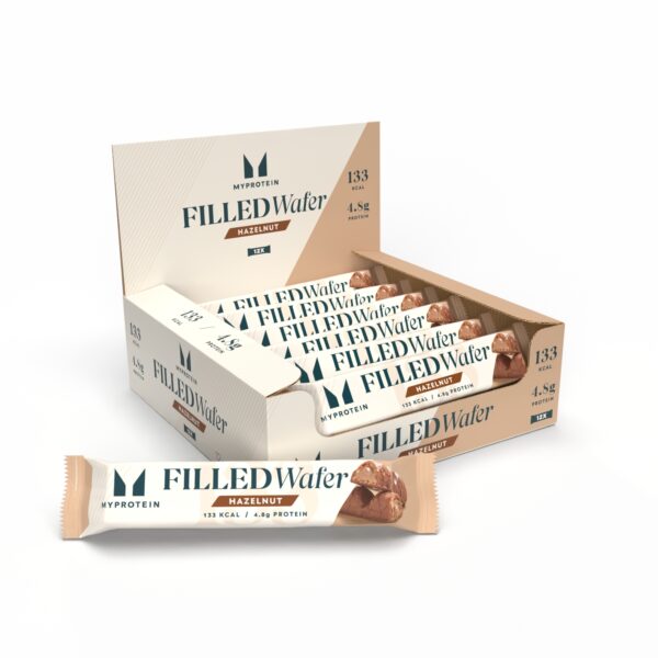 Gefüllte Haselnuss-Waffel - 12x24g - Hazelnut