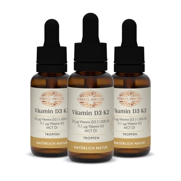 Vitamin D3 1.000 IE + K2 in MCT-Öl