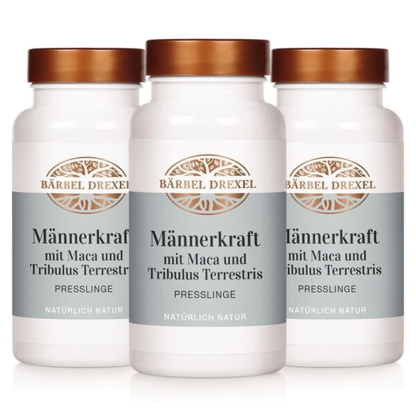 Maca und Tribulus terrestris - Männerkraft Tabletten - mit L-Arginin, Macawurzelpulver & extrakt