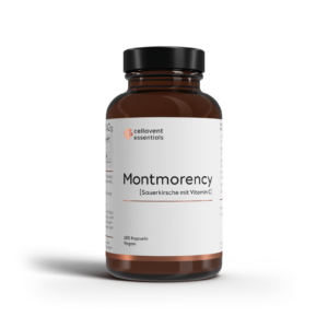 Montmorency Kapseln [Sauerkirsche mit Vitamin C] | Cellavent Essentials 180 Stk.