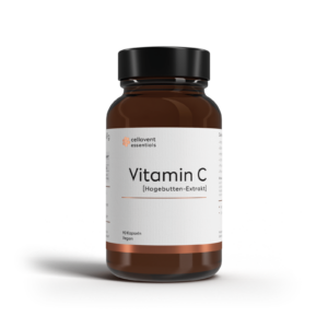 Vitamin C Kapseln [Hagebutten-Extrakt] - Cellavent Essentials 90 Stk.