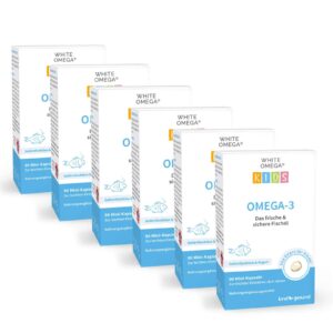 Omega 3 für Kinder - Fischölkapseln - WHITE OMEGA Kids 540 Stück / 6 Monate