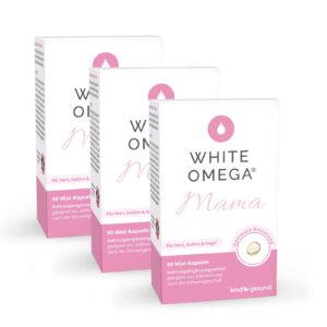 Omega 3 Kapseln - WHITE OMEGA Mama 270 Stück / 3 Monate