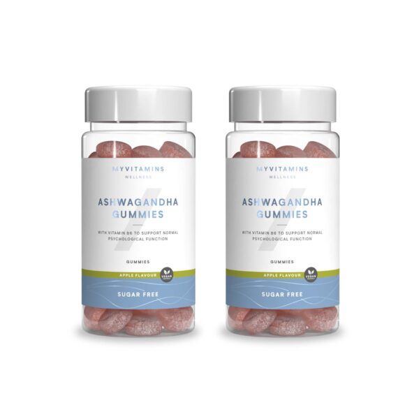 Myvitamins Sugar Free Gummies Bundle - Sugar Free Ashwagandha Gummies, Apple - Sugar Free Ashwagandha Gummies, Apple