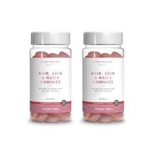 Myvitamins Sugar Free Gummies Bundle - Sugar Free Hair, Skin & Nails, Strawberry - Sugar Free Hair, Skin & Nails, Strawberry