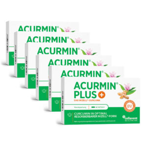 Mizell Kurkuma Kapseln mit hoher Bioverfügbarkeit  Acurmin PLUS 360 Stück / 6 Monate