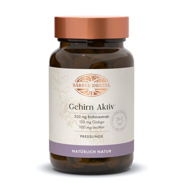 Gehirn Aktiv mit Brahmi und Lecithin Presslinge