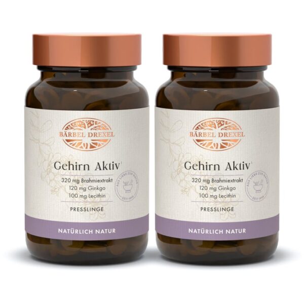 Gehirn Aktiv mit Brahmi und Lecithin Presslinge
