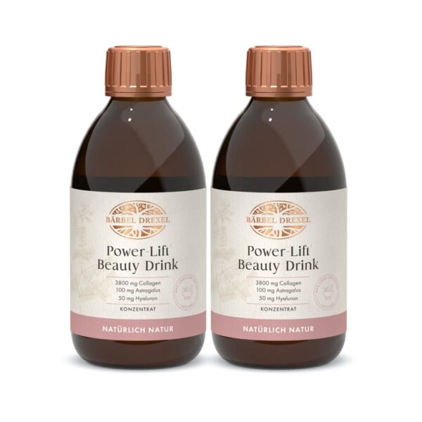 Collagen & Hyaluron - Power-Lift Drink mit Astragalus & Grünteeextrakt und Vitamin C