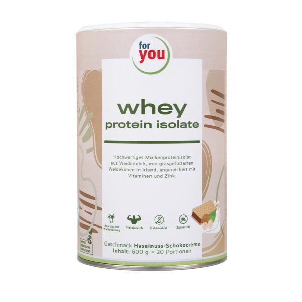 for you whey protein isolate - Haselnuss-Schokocreme