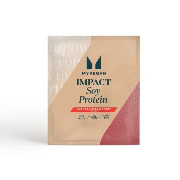 Sojaprotein-Isolat (Probe) - 30g - Natürliche Erdbeere