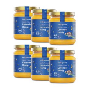 Bio-Lavendelhonig für Kinder 6 x 250 g