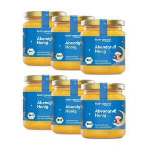 Bio-Sandmännchen Abendgruß Honig für Kinder 6 x 240 g