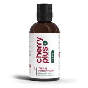 Cherry PLUS Forte Konzentrat - Hochkonzentriertes Sauerkirsch Konzentrat mit Vitamin C und Zink 200 ml / 1 Flasche