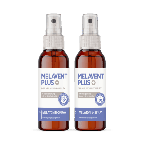 Der Melatoninkomplex - Melatonin-Spray mit Pflanzen-Extrakten - Melavent PLUS 60 ml / 12 Monate