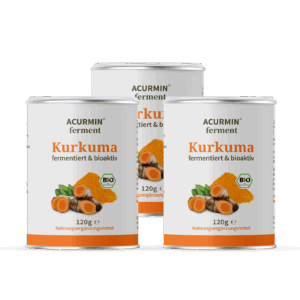 Fermentiertes Bio Kurkuma-Pulver  Acurmin ferment 360 g / 360 Tage