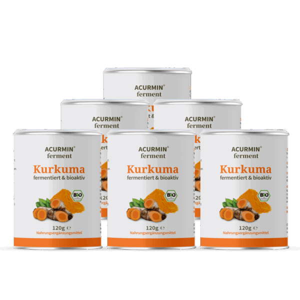 Fermentiertes Bio Kurkuma-Pulver  Acurmin ferment 720 g / 720 Tage