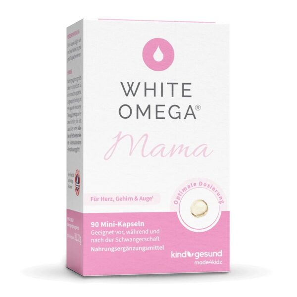 Omega-3 für die Schwangerschaft - WHITE OMEGA® Mama 90 Stück / 1 Monat