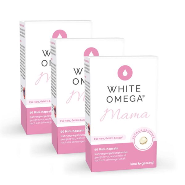 Omega-3 für die Schwangerschaft - WHITE OMEGA® Mama 270 Stück / 3 Monate