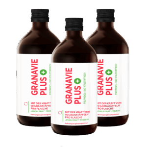 Bio Granatapfelsaft Konzentrat - Granavie PLUS 1500 ml / 9 Wochen