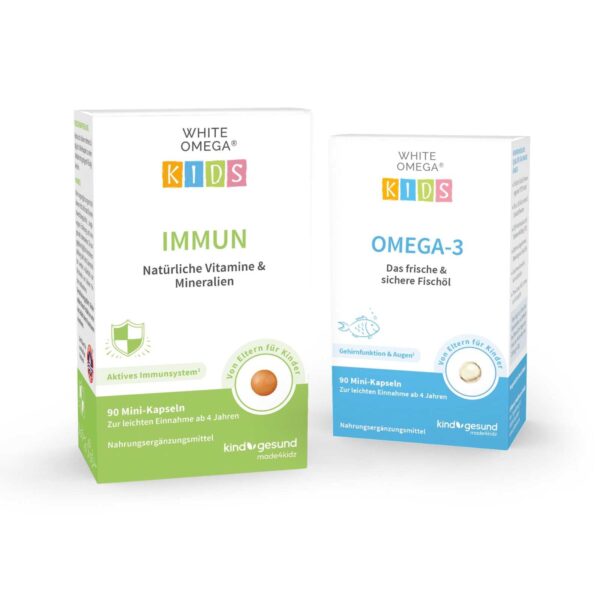 WHITE OMEGA Kids Omega-3 & Immun Bundle